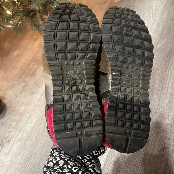 Valentino Rockrunner Camo Sneakers Size 6.5! - Picture 6 of 9